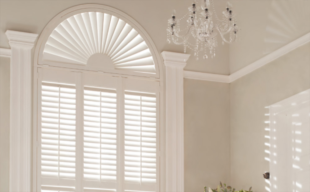 shaped-shutter-blinds-huddersfield Made to measure Plantation shutters supplied and fitted by The Valley Shutter Co West Yorkshire and North West England.